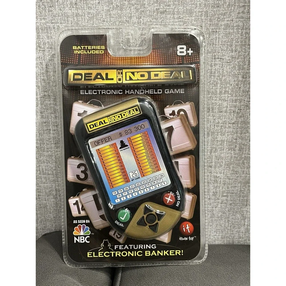 Deal or No Deal Handheld Electronic Travel Game by Endemol 2006 NEW